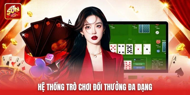 Hệ thống trò chơi đổi thưởng đa dạng